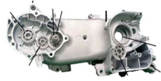 APX7 Motor gövdesi sol (200 CC)