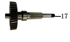 APX7 Çıkış mili (200 CC)