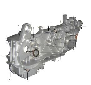 RM5X MOTOR GÖVDESİ SOL (170 CC) (Üstten Bağlantılı Olan)