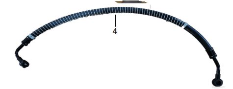 APX7 Yağ hortumu (700mm long) (200 CC)