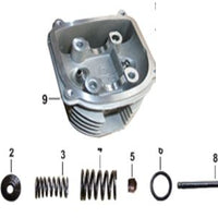 RS7 SİLİNDİR KAFASI KOMPLE (125 CC SCT)